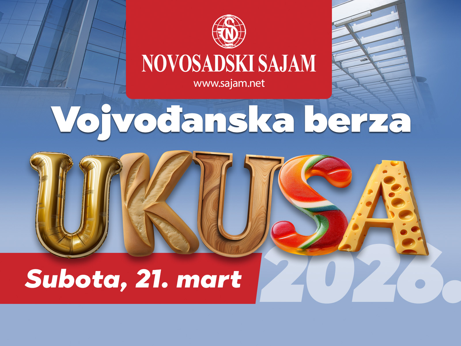 Vojvođanska berza ukusa 21. marta na Novosadskom sajmu